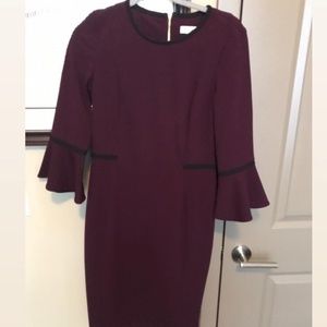 Calvin Klein Plum Colored Dress